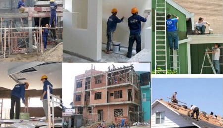 Thi công sửa chữa nhà phố